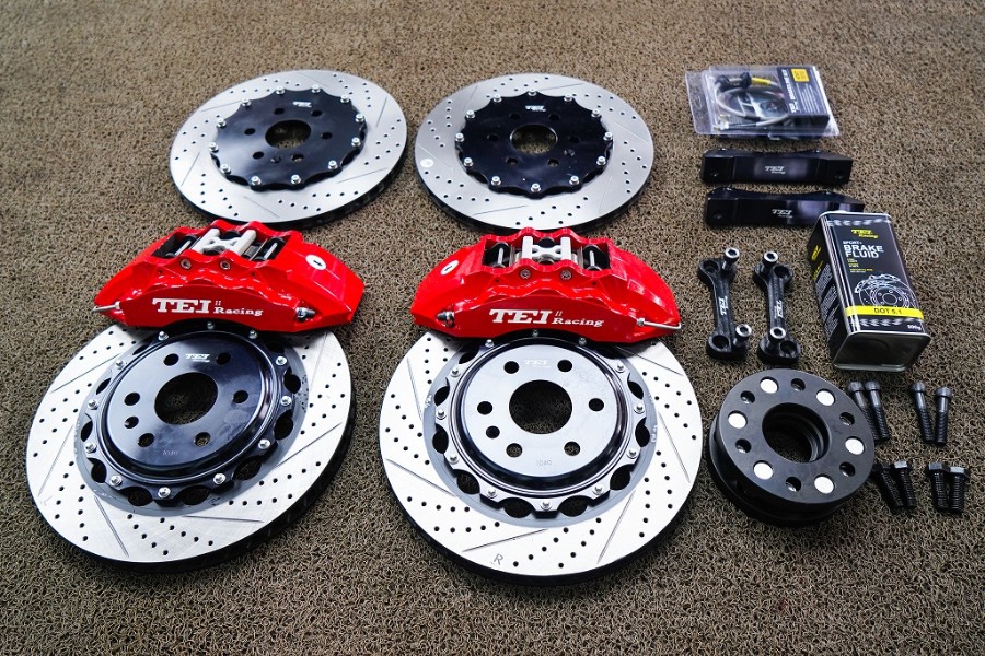 改装案例 | 凯迪拉克XT5改装TEI Racing前P60ES刹车套件+后大碟