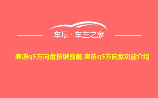 奥迪q5方向盘按键图解,奥迪q5方向盘功能介绍