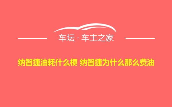 纳智捷油耗什么梗 纳智捷为什么那么费油