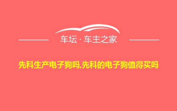 先科生产电子狗吗,先科的电子狗值得买吗