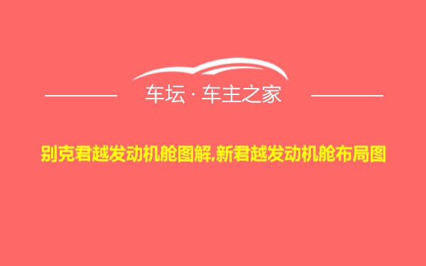别克君越发动机舱图解,新君越发动机舱布局图