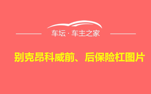 别克昂科威前、后保险杠图片