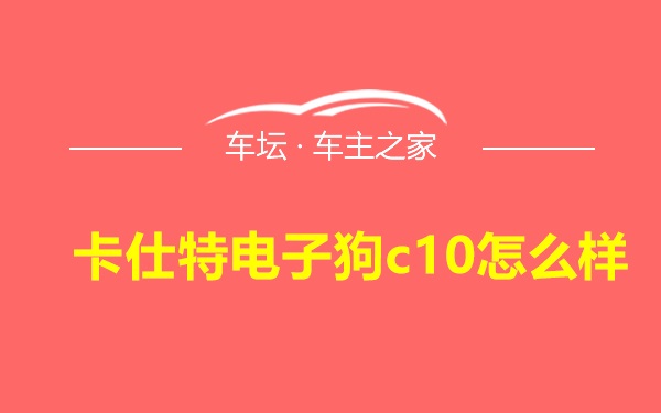 卡仕特电子狗c10怎么样