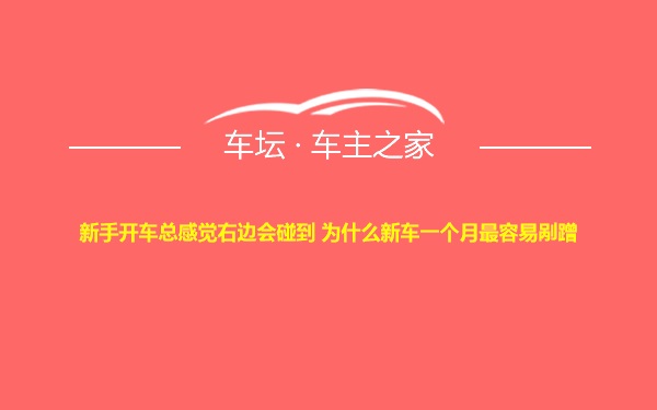 新手开车总感觉右边会碰到 为什么新车一个月最容易剐蹭