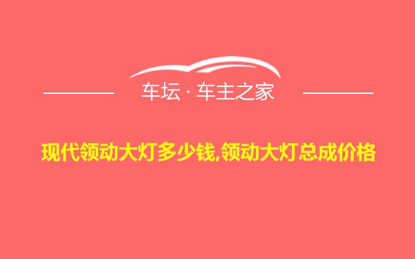 现代领动大灯多少钱,领动大灯总成价格