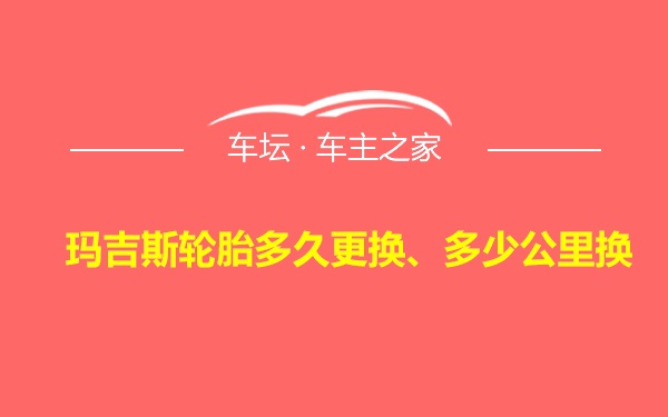 玛吉斯轮胎多久更换、多少公里换