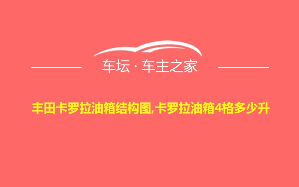 丰田卡罗拉油箱结构图,卡罗拉油箱4格多少升