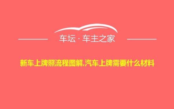 新车上牌照流程图解,汽车上牌需要什么材料