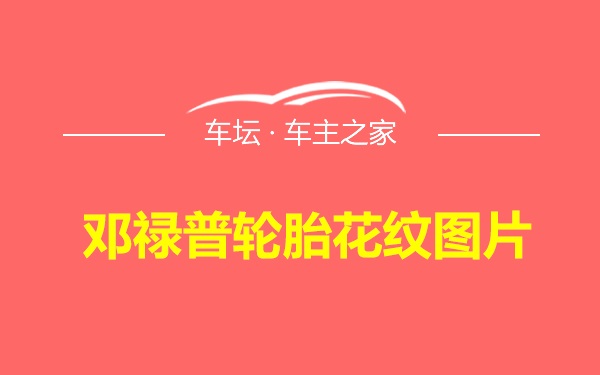 邓禄普轮胎花纹图片