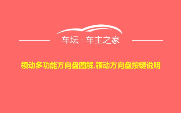 领动多功能方向盘图解,领动方向盘按键说明