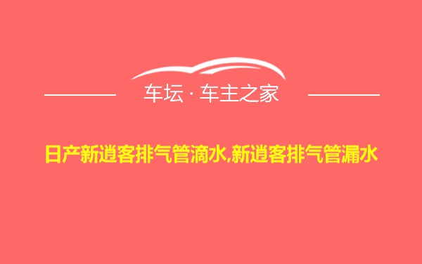 日产新逍客排气管滴水,新逍客排气管漏水