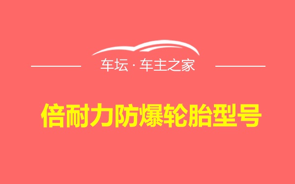 倍耐力防爆轮胎型号