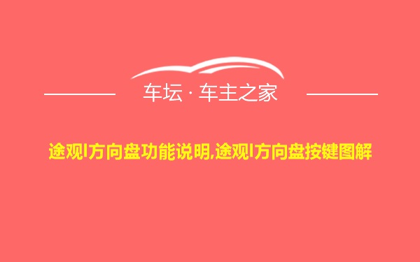 途观l方向盘功能说明,途观l方向盘按键图解