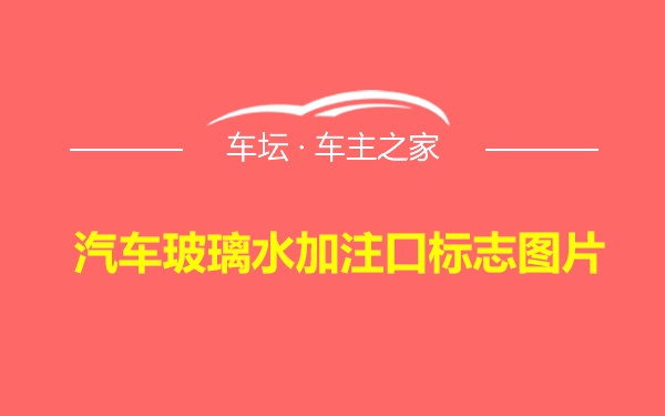 汽车玻璃水加注口标志图片