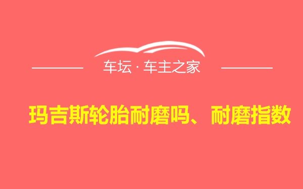 玛吉斯轮胎耐磨吗、耐磨指数