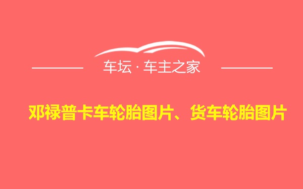 邓禄普卡车轮胎图片、货车轮胎图片