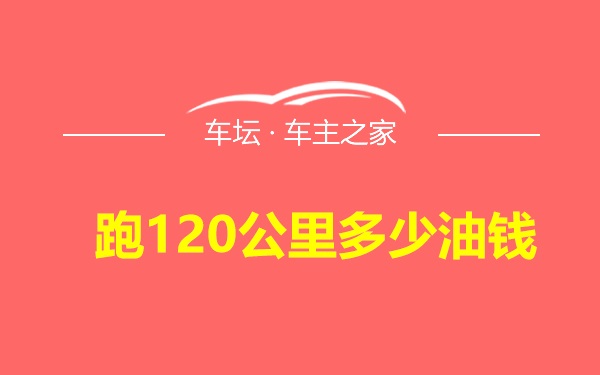 跑120公里多少油钱