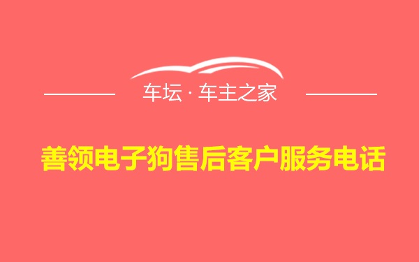 善领电子狗售后客户服务电话