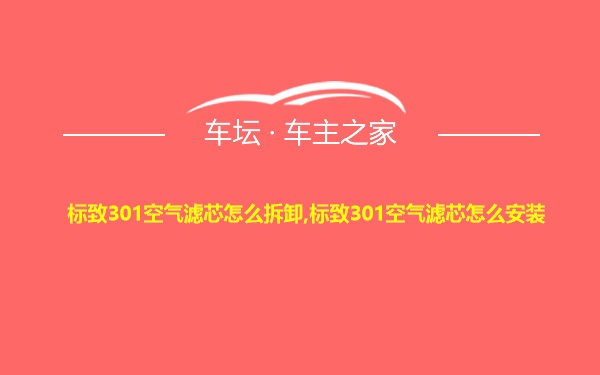 标致301空气滤芯怎么拆卸,标致301空气滤芯怎么安装