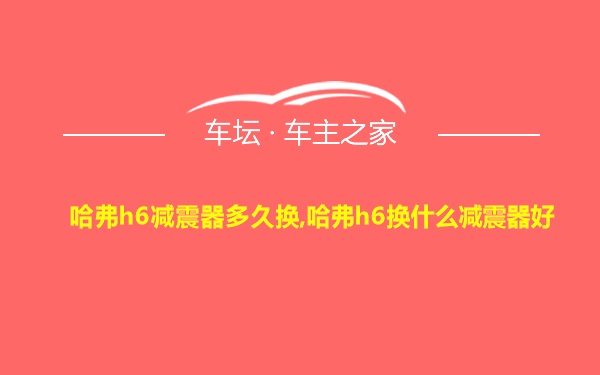 哈弗h6减震器多久换,哈弗h6换什么减震器好