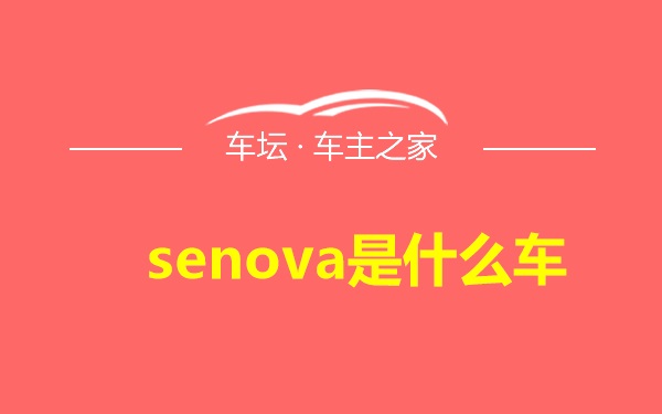 senova是什么车