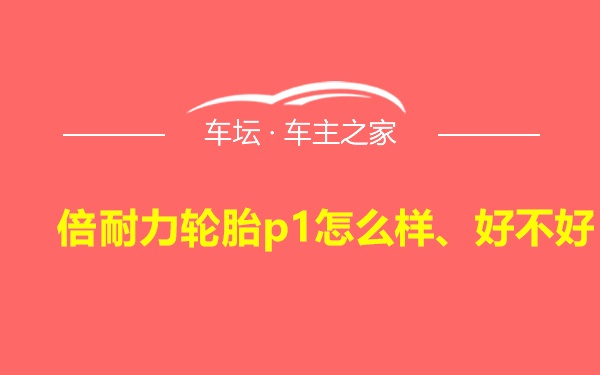 倍耐力轮胎p1怎么样、好不好