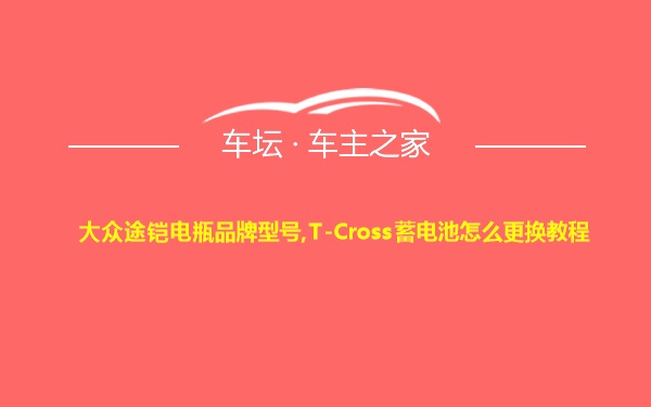 大众途铠电瓶品牌型号,T-Cross蓄电池怎么更换教程