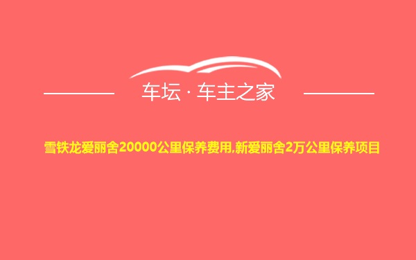 雪铁龙爱丽舍20000公里保养费用,新爱丽舍2万公里保养项目