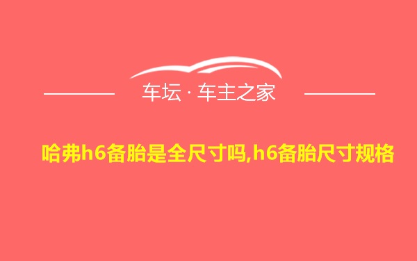 哈弗h6备胎是全尺寸吗,h6备胎尺寸规格