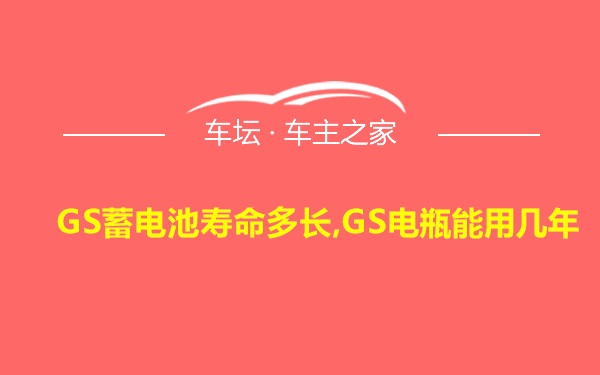 GS蓄电池寿命多长,GS电瓶能用几年