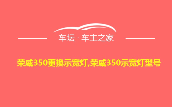 荣威350更换示宽灯,荣威350示宽灯型号